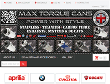 Tablet Screenshot of maxtorquecans.com